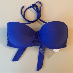 aerie • 34A • Halter Convertible Strapless Bikini Top